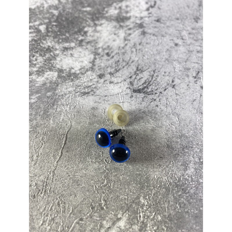 Spalvotos plastikinės akys 10 mm