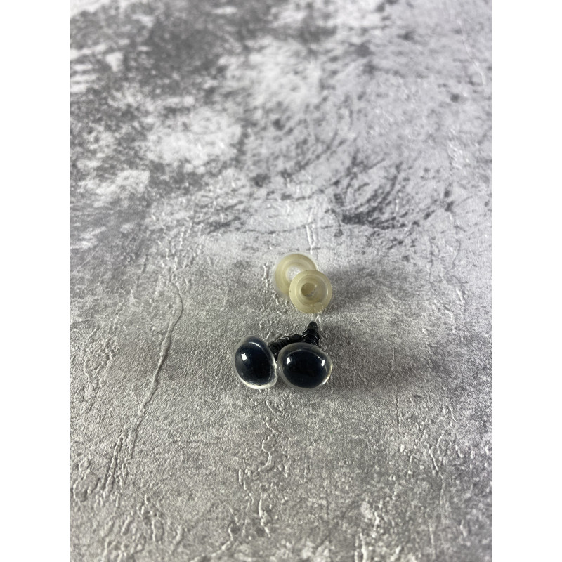 Spalvotos plastikinės akys 10 mm
