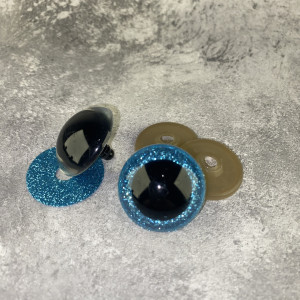 Blizgios spalvotos akys 30 mm