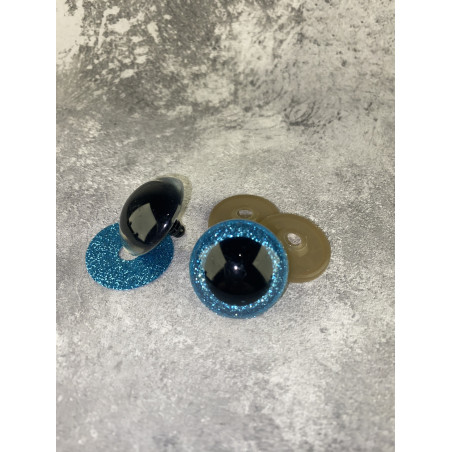 Blizgios spalvotos akys 30 mm