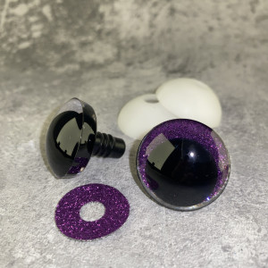 Blizgios spalvotos akys 25 mm