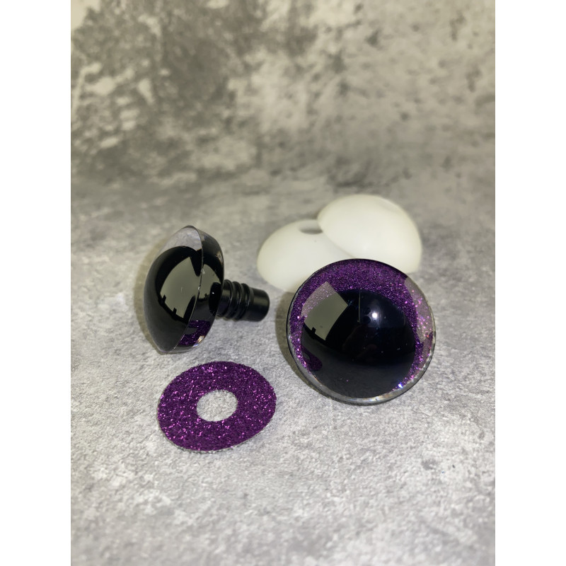 Blizgios spalvotos akys 25 mm