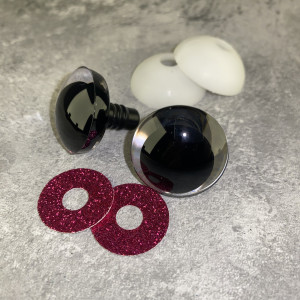 Blizgios spalvotos akys 25 mm