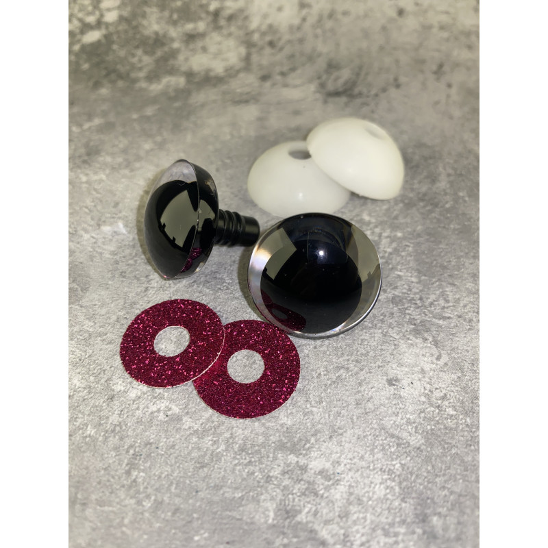 Blizgios spalvotos akys 25 mm