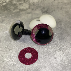 Blizgios spalvotos akys 25 mm