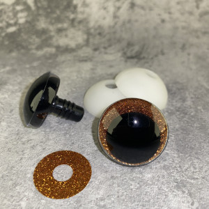 Blizgios spalvotos akys 25 mm