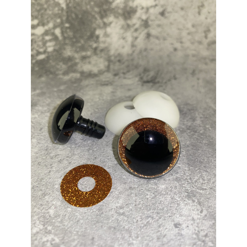 Blizgios spalvotos akys 25 mm