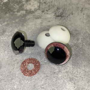 Blizgios spalvotos akys 25 mm