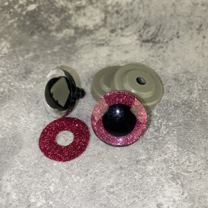 Blizgios spalvotos akys 25 mm