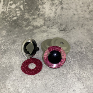 Blizgios spalvotos akys 25 mm