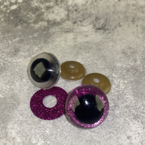 Blizgios spalvotos akys 24 mm