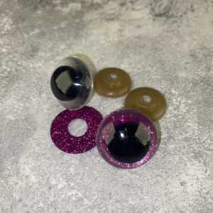 Blizgios spalvotos akys 24 mm