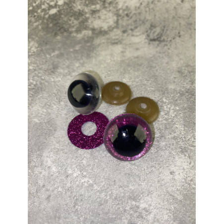 Blizgios spalvotos akys 24 mm