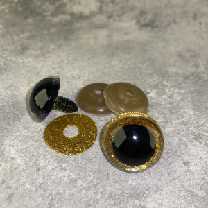 Blizgios spalvotos akys 20 mm