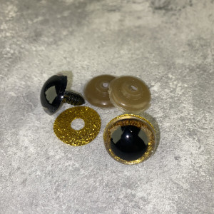 Blizgios spalvotos akys 20 mm