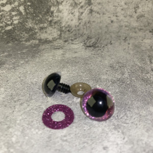 Blizgios spalvotos akys 18 mm