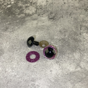 Blizgios spalvotos akys 18 mm