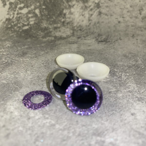 Blizgios spalvotos akys 18 mm