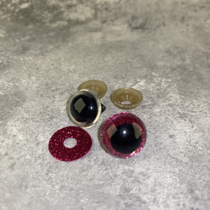 Blizgios spalvotos akys 16 mm