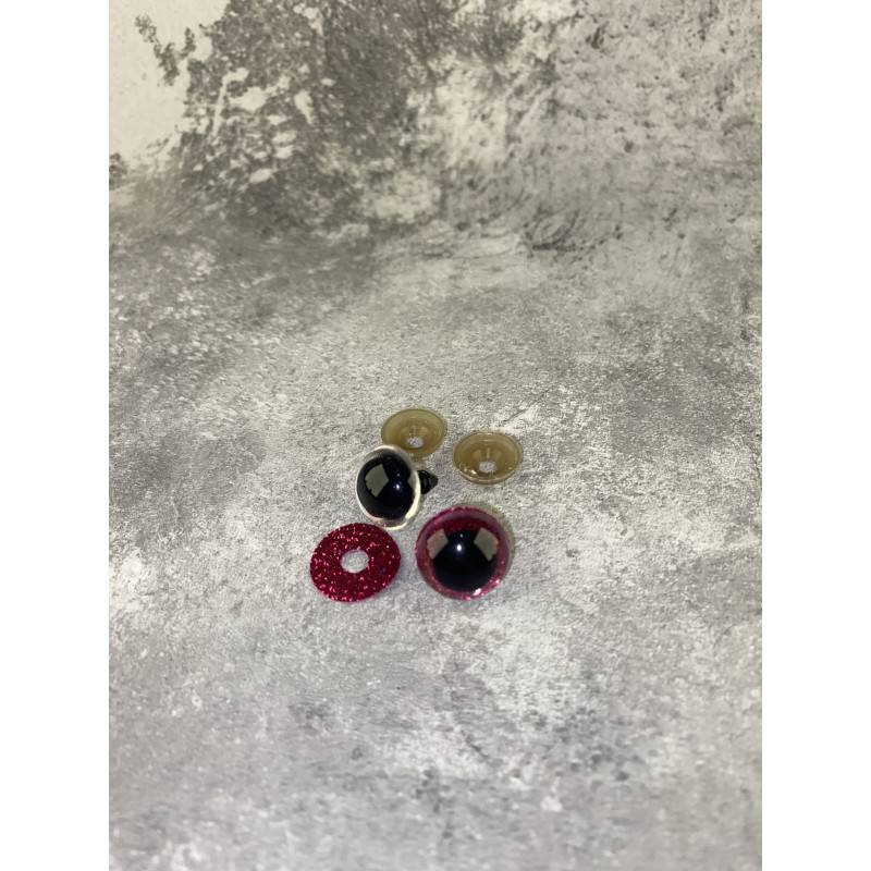 Blizgios spalvotos akys 16 mm