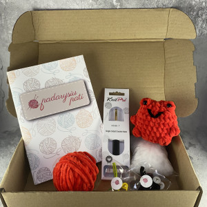 Nėrimo rinkinys „Pradedantysis“ (pliušinis žaislas)