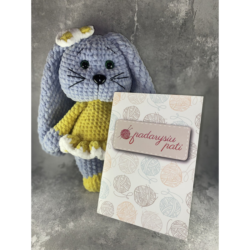 Nėrimo schema „Ilgaausė zuikutė“ - Padarysiu pati