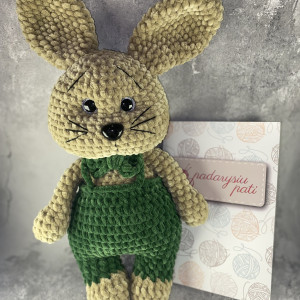 Nėrimo schema „Zuikis stačiaausis“ - Padarysiu pati