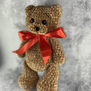 Rankų darbo pliušinis žaislas Meškutis - Padarysiu pati