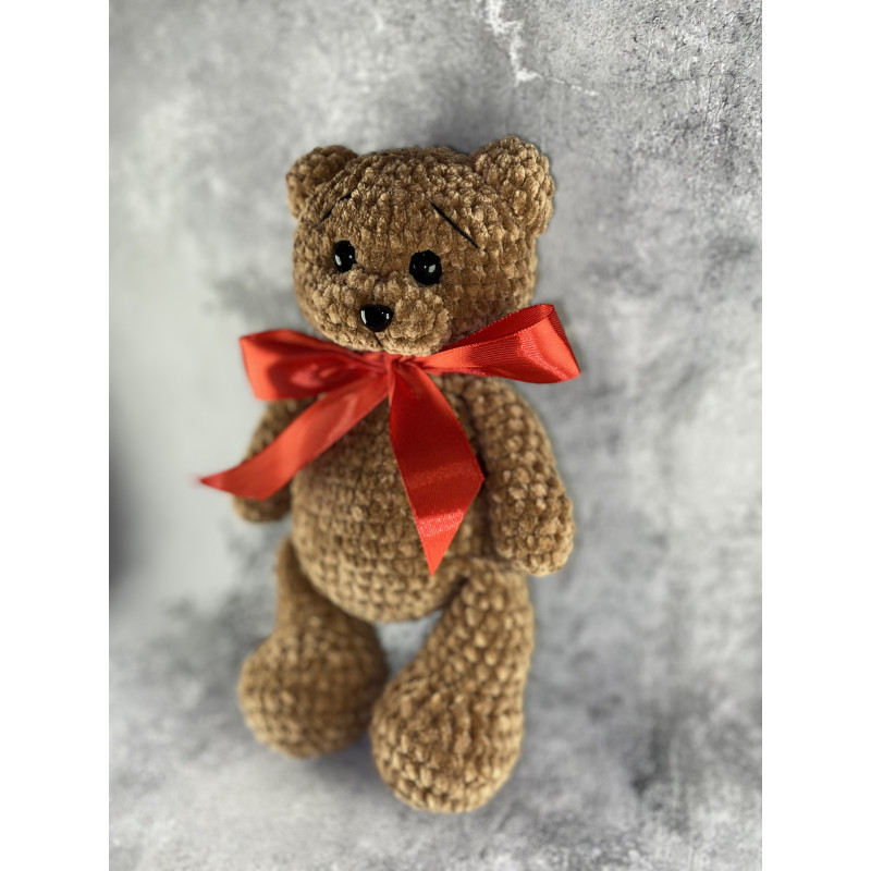 Rankų darbo pliušinis žaislas Meškutis - Padarysiu pati