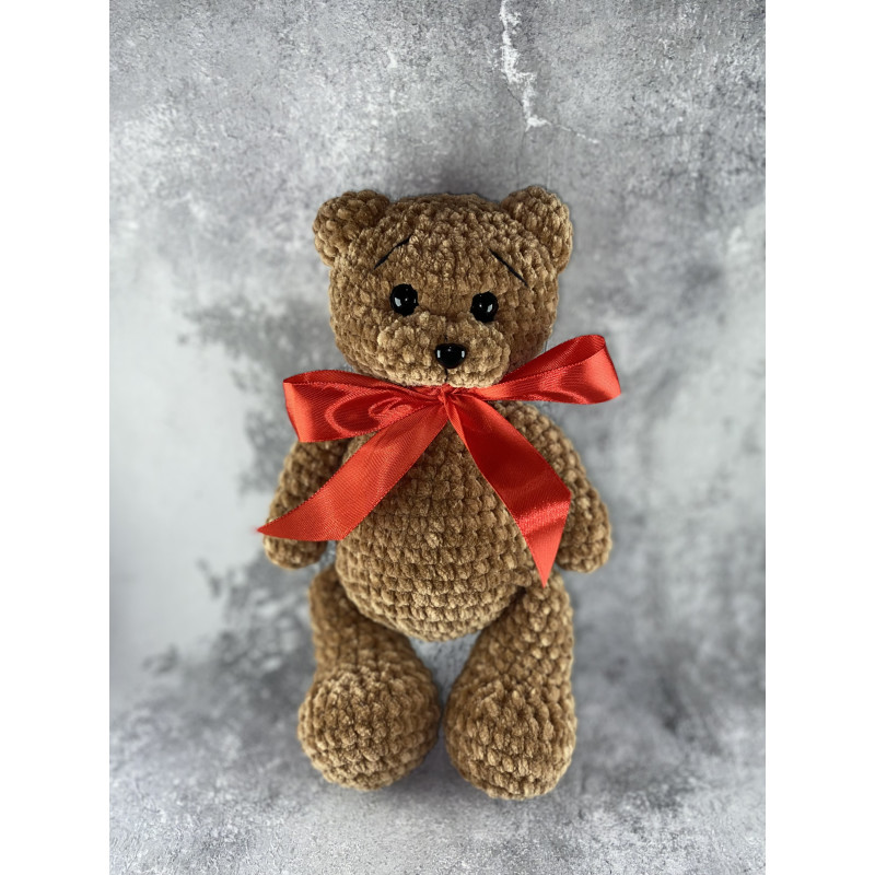 Rankų darbo pliušinis žaislas Meškutis - Padarysiu pati