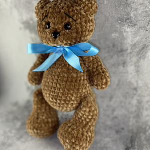 🐻‍❄️Rankų darbo pliušinis žaislas Meškutis - Padarysiu pati