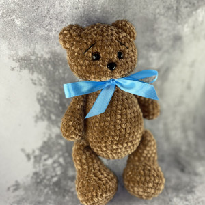 🐻‍❄️Rankų darbo pliušinis žaislas Meškutis - Padarysiu pati