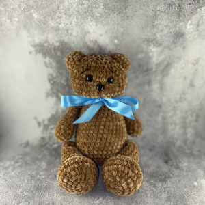 🐻‍❄️Rankų darbo pliušinis žaislas Meškutis - Padarysiu pati