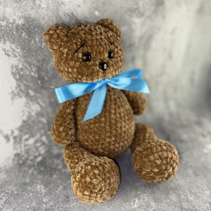 🐻‍❄️Rankų darbo pliušinis žaislas Meškutis - Padarysiu pati