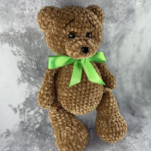 🐻‍❄️Rankų darbo pliušinis žaislas Meškutis - Padarysiu pati