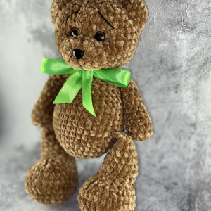 🐻‍❄️Rankų darbo pliušinis žaislas Meškutis - Padarysiu pati